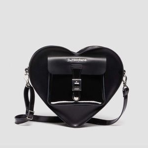 Dr. Martin Heart Shaped Leather Backpack/Purse
